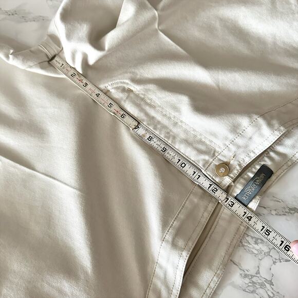 Marina Rinaldi Jeany Champagne Tapered Jeans 37" Inseam Women's Plus Size 22 - Picture 13 of 15